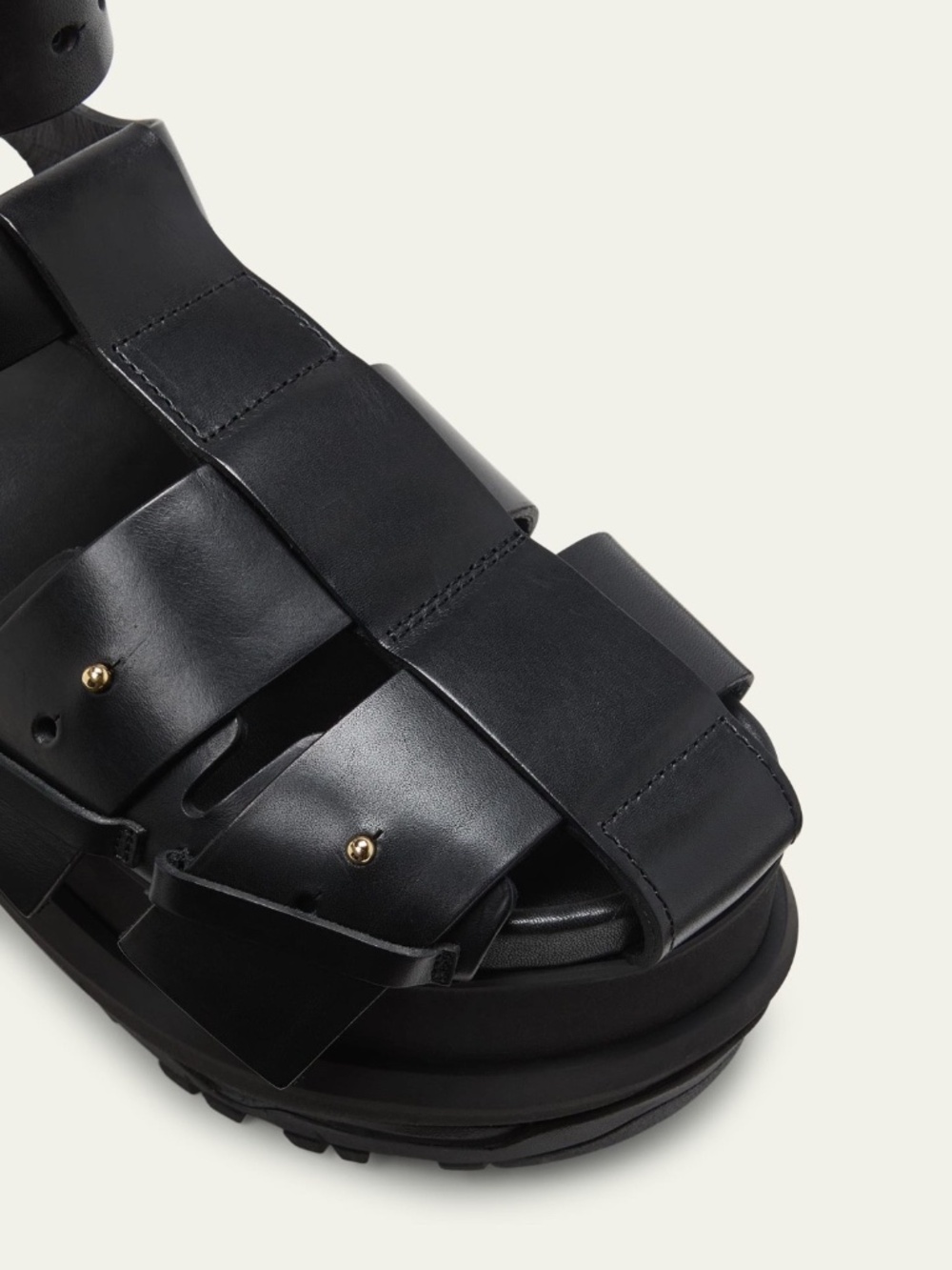 Sacai Platform Fisherman Sandals